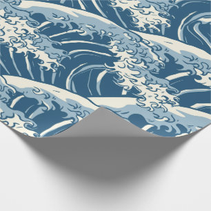 Cadeau Papier d'enveloppement japonais Great Wave