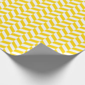 Cadeau Papier d'enveloppement jaune et blanc de cervidés (Coin)