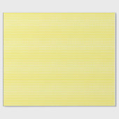 Cadeau Papier d'enveloppement jaune et blanc pour petit f (Plat)