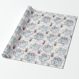 Cadeau Papier d'enveloppement JG Art Nouveau