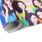 Cadeau Papier d'enveloppement K Pop (Coin rond)