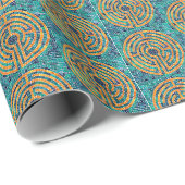 Cadeau Papier d'enveloppement LABYRINTH II (Coin rond)