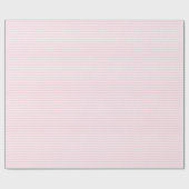 Cadeau Papier d'enveloppement léger rose et blanc (Plat)