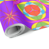 Cadeau Papier d'enveloppement liquide en marbre Abstrait  (Coin rond)