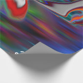 Cadeau Papier d'enveloppement liquide en marbre Abstrait  (Coin)