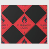 Cadeau Papier d'enveloppement liquide inflammable (Plat)