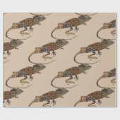 Cadeau Papier d'enveloppement Lizard (Plat)