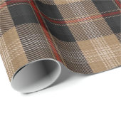 Cadeau Papier d'enveloppement Logan Tartan (Coin rond)