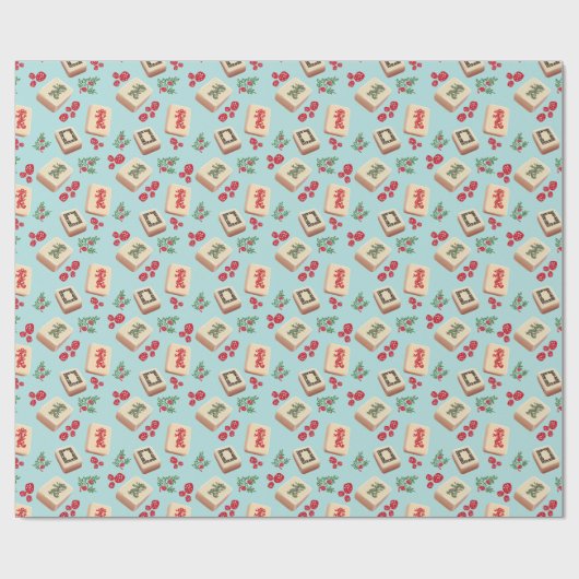 Cadeau Papier d'enveloppement Mah Jongg (Plat)