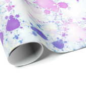 Cadeau Papier d'enveloppement mandala de printemps (Coin rond)