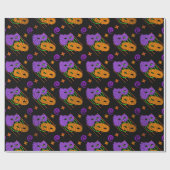 Cadeau Papier d'enveloppement Mascarade Festive (Plat)