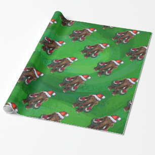 Cadeau Papier d'enveloppement Mastodon de Noël