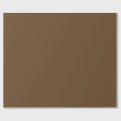 Cadeau Papier d'enveloppement mat Brown foncé (Plat)