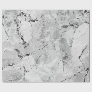 Cadeau Papier d'enveloppement mat gris "Pierre Mosaic Cas