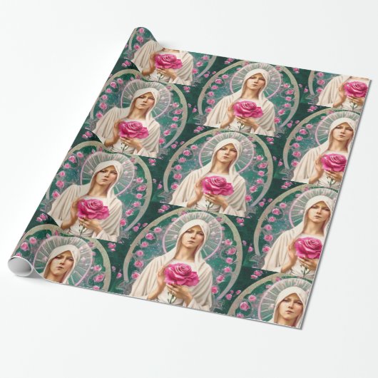 Cadeau Papier d'enveloppement mère marie (Déroulé)