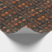 Cadeau Papier d'enveloppement métallique à vison (Coin)