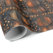 Cadeau Papier d'enveloppement métallique à vison (Coin rond)