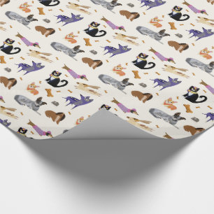 Cadeau Papier d'enveloppement mignon pour animaux de comp