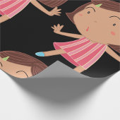 Cadeau Papier d'enveloppement mignon pour petite fille