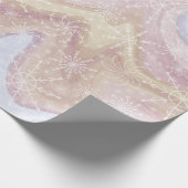 Cadeau Papier d'enveloppement moderne Boho Snowflake Holi (Coin)