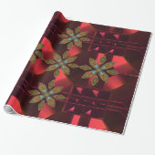 Cadeau Papier d'enveloppement moderne unique Festive Chic (Déroulé)
