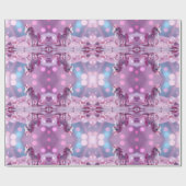 Cadeau Papier d'enveloppement monocalice rose (Plat)