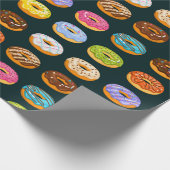Cadeau Papier d'enveloppement Motif à Donut (Coin)