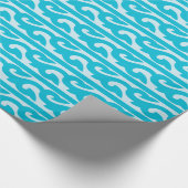 Cadeau Papier d'enveloppement Motif bleu (Coin)