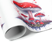 Cadeau Papier d'enveloppement Motif d'aquarelle (Coin rond)