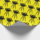 Cadeau Papier d'enveloppement Motif de caméra (Coin)