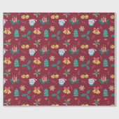 Cadeau Papier d'enveloppement Motif de Noël (Plat)