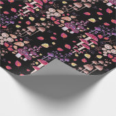 Cadeau Papier d'enveloppement Motif de nuit d'automne (Coin)