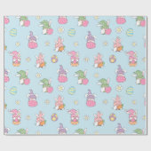 Cadeau Papier d'enveloppement Motif de Pâques mignon (Plat)