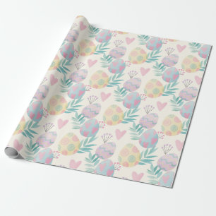 Cadeau Papier d'enveloppement Motif de Pâques mignon