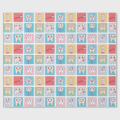 Cadeau Papier d'enveloppement Motif dentaire (Plat)