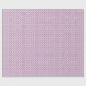 Cadeau Papier d'enveloppement Motif éléphant violet (Plat)