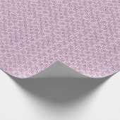 Cadeau Papier d'enveloppement Motif éléphant violet (Coin)