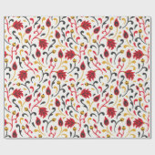 Cadeau Papier d'enveloppement Motif Festive Folk (Plat)