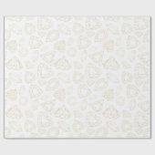 Cadeau Papier d'enveloppement Motif Gold Gem (Plat)