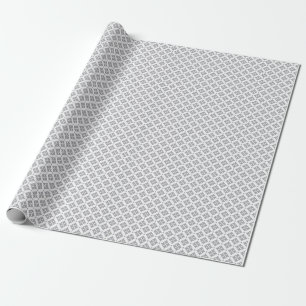 Cadeau Papier d'enveloppement Motif Hmong Gris Mountain