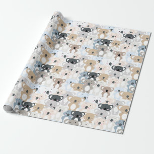 Cadeau Papier d'enveloppement Motif Koala