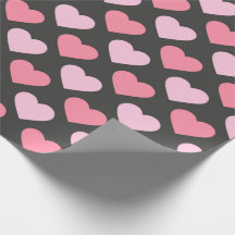 Papier d'enveloppement Motif Love Heart Moderne