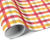 Cadeau Papier d'enveloppement Motif plaqué (Coin rond)