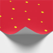 Cadeau Papier d'enveloppement Motif rouge (Coin)