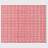 Cadeau Papier d'enveloppement Motif rouge (Plat)