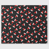 Cadeau Papier d'enveloppement motif Santa hat (Plat)