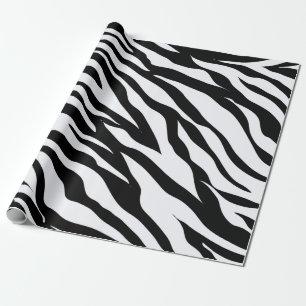 Cadeau Papier d'enveloppement Motif Zebra Safari Animal S