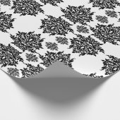 Cadeau Papier d'enveloppement noir et blanc (Coin)