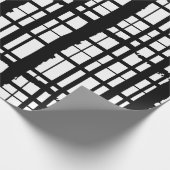 Cadeau Papier d'enveloppement noir et blanc 2 (Coin)