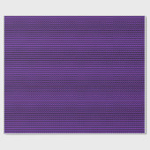 Cadeau Papier d'enveloppement noir et violet pour petit f (Plat)